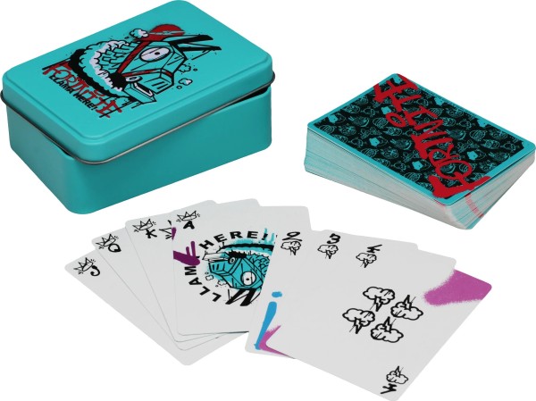 JUEGO DE MESA PLAYING CARDS FORTINE TIN CASE PP14531FO PALADONE – foto 3