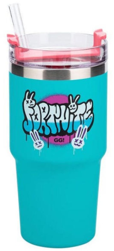 TRAVEL MUG GAMER FORNITE WITH STRAW PP14598FO