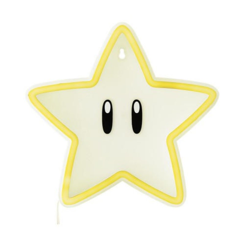 LAMPARA SUPER MARIO BROSS STAR NEON LIGHT PP14711NNVN – foto 3