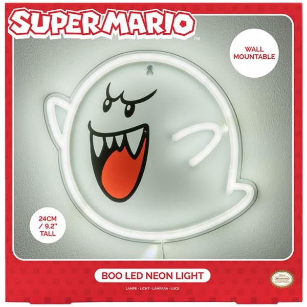 LAMPARA SUPER MARIO BOO LED NEON PP14714NNVN – foto 2