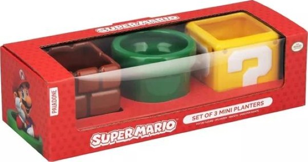 SNACK BOWLS SUPER MARIO 3 MINI PLANTERS PALADONE PP14391NNTX – foto 1