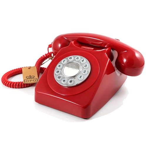 GPO/DESK TELEPHONE ROTARY DIAL RED GPO746RRD – foto 1