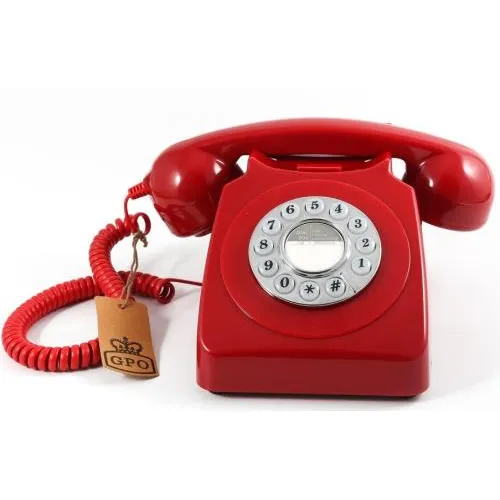GPO/DESK TELEPHONE ROTARY DIAL RED GPO746RRD – foto 2