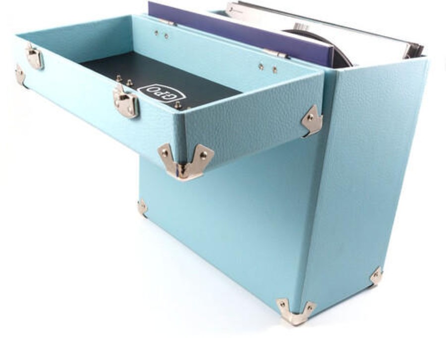 GPO/VINYL RECORD CASE BLUE 12 IN