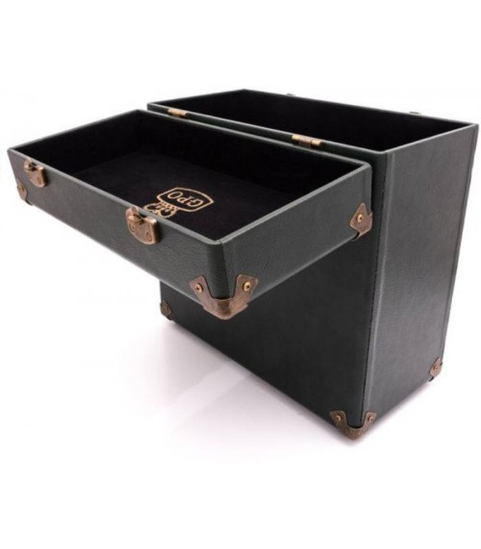 GPO/VINYL RECORD CASE GREEN/BLACK 12 IN – foto 4