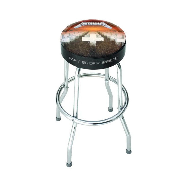 TABURETE ROCKSAX METALLICA MASTER OF PUPETS - BAR STOOL WITH SWIVEL SEAT