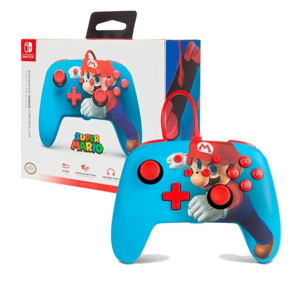 SWITCH CONTROL ENHANCED WIRED MARIO PUNCH (POWER A) 2462