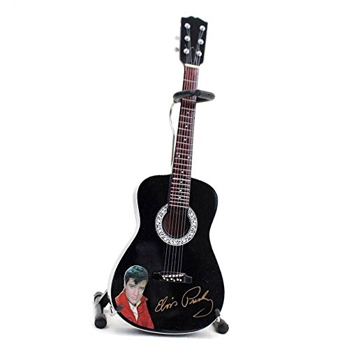 MINI GUITARRA ELVIS PRESLEY SIGNATURE BLACK ACOUSTIC – foto 1