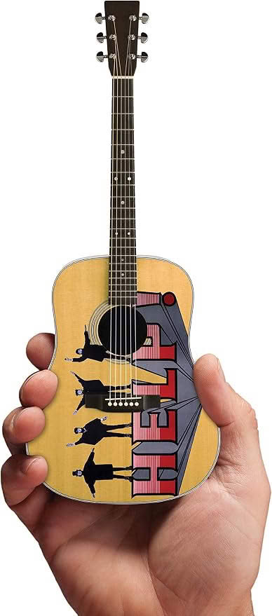 MINI GUITARRA BEATLES HELP – foto 2