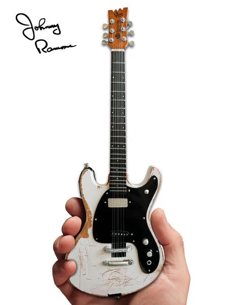 MINI GUITARRA AXE HVN JOHNNY RAMONE MOSRITE VENTURES JR-080