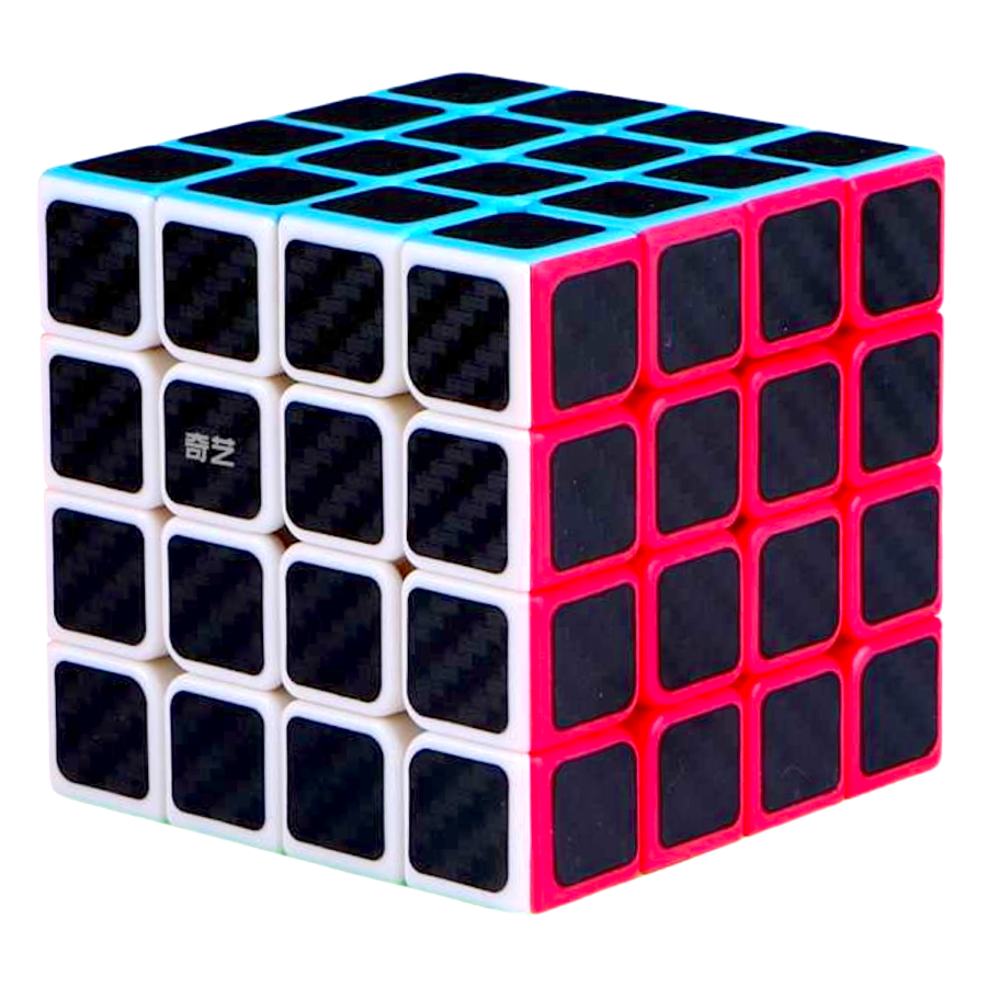 CUBO RUBIK 4X4X4 CARBON FIBER QY TOYS QIYUAN S3/TOYS
