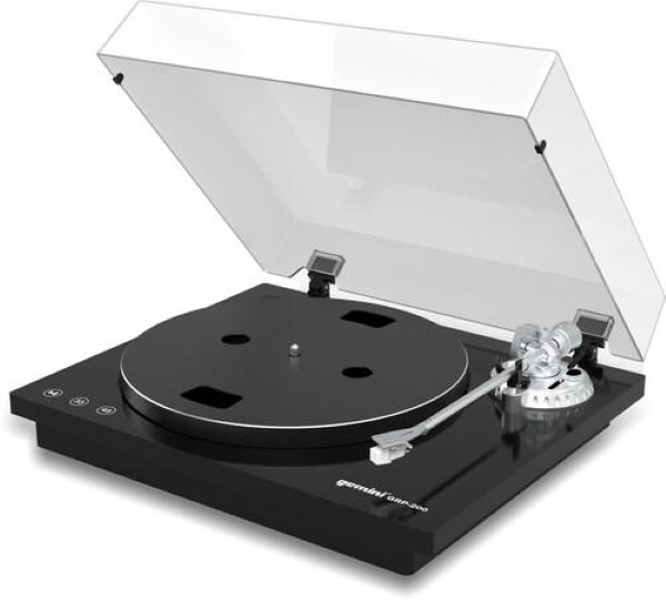 GEMINI/TURNTABLE PROFESSIONAL USB 2 SPEEDS 33/45 GRP-200 BLACK