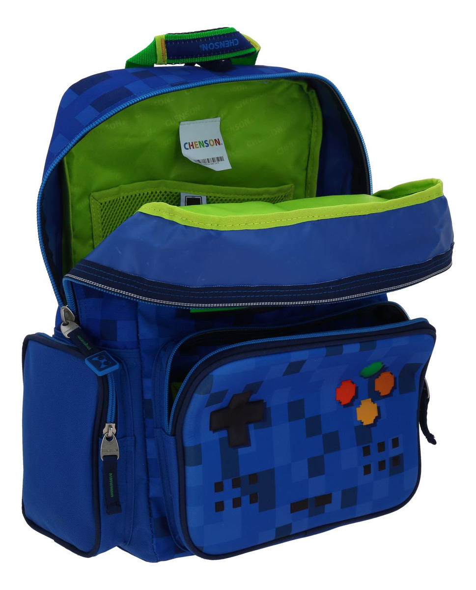 BOLSO CHENSON VIDEOJUEGO RETRO AZUL CO70335-9 31621