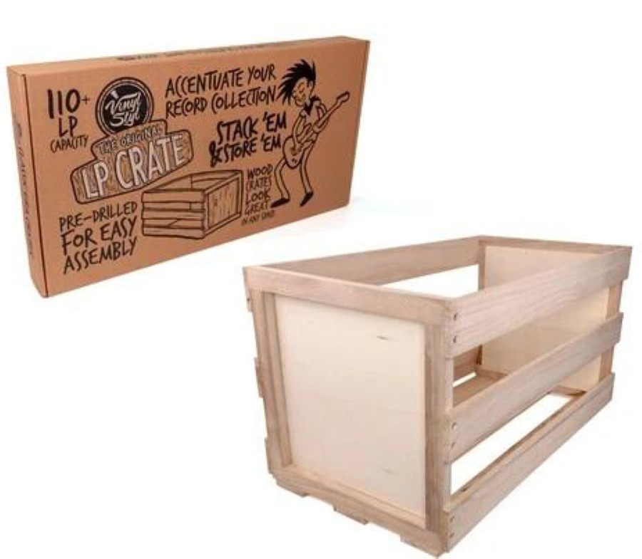 LP CRATE WOOD STORAGE BOX VINYL +110 CAPACITY 3178 – foto 1