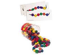 JUEGO EDUCATIVO BEADS - PATTERN CARD SET 130PC LER0139/TOYS