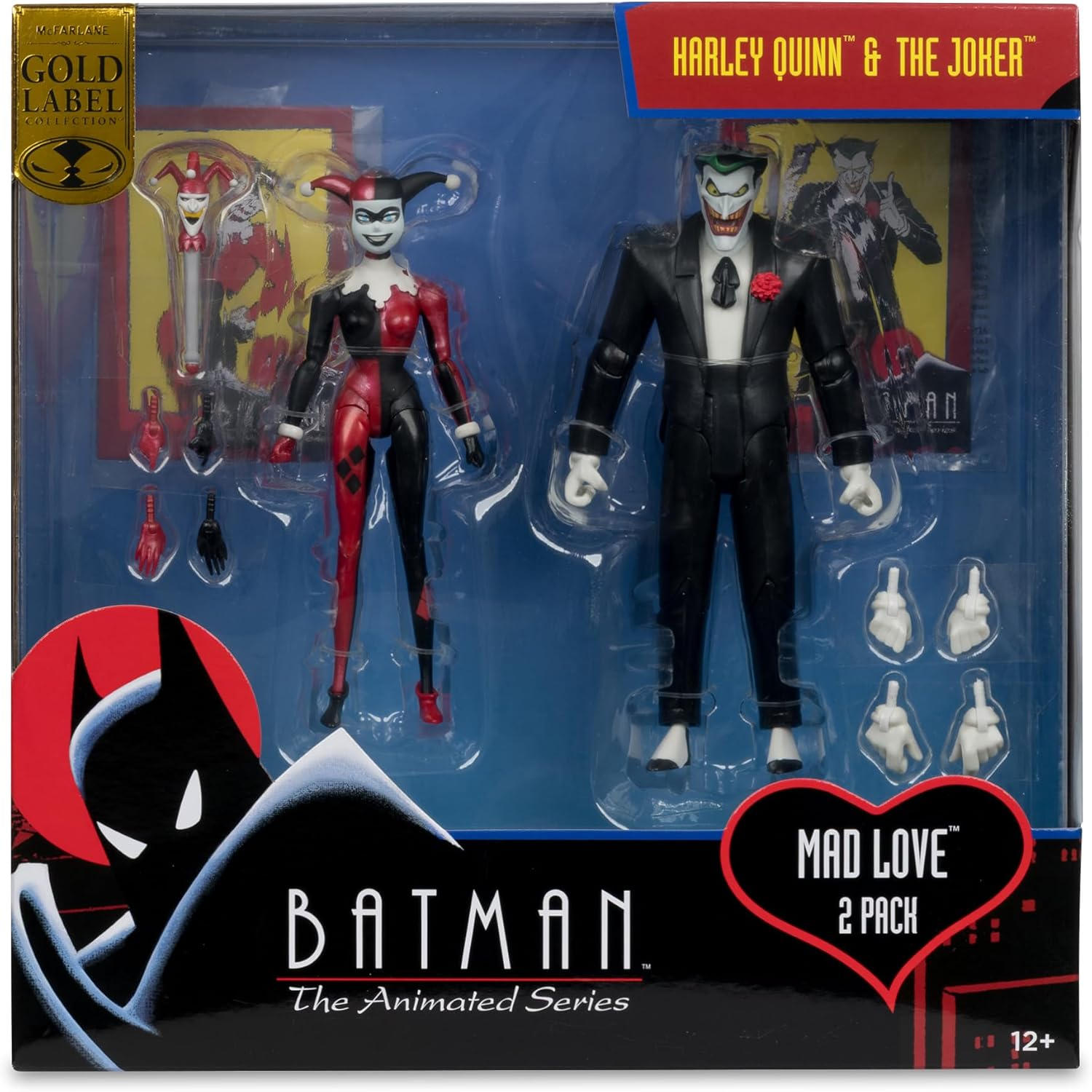 FIGURA BATMAN THE JOKER - HARLEY QUINN MAD LOVE MF17726/TOYS