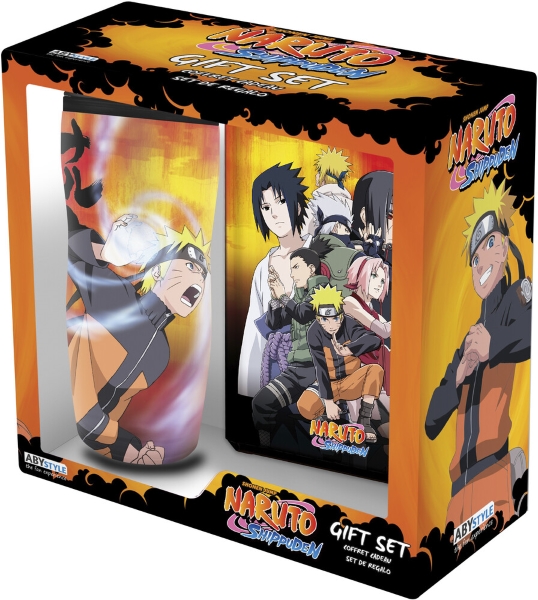 TRAVEL MUG NARUTO GIFT SET TUMBLER AND NOTEBOOK ABYPCK262_US