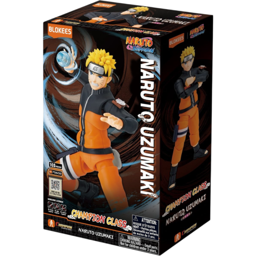 FIGURA BLOKEES NARUTO SHIPPUDEN NARUTO UZUMAKI WITH RASENGAN BLK75602/TOYS