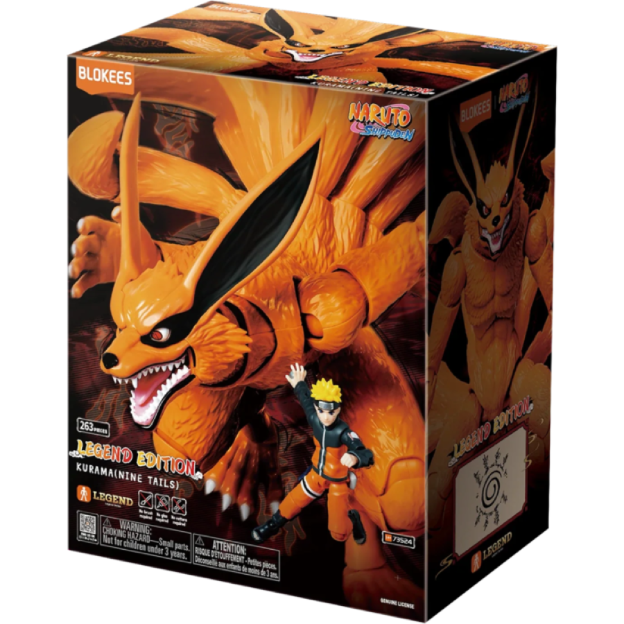 FIGURA BLOKEES NARUTO SHIPPUDEN LEGEND EDITION KURAMA NINE TAILS BLK73524/TOYS