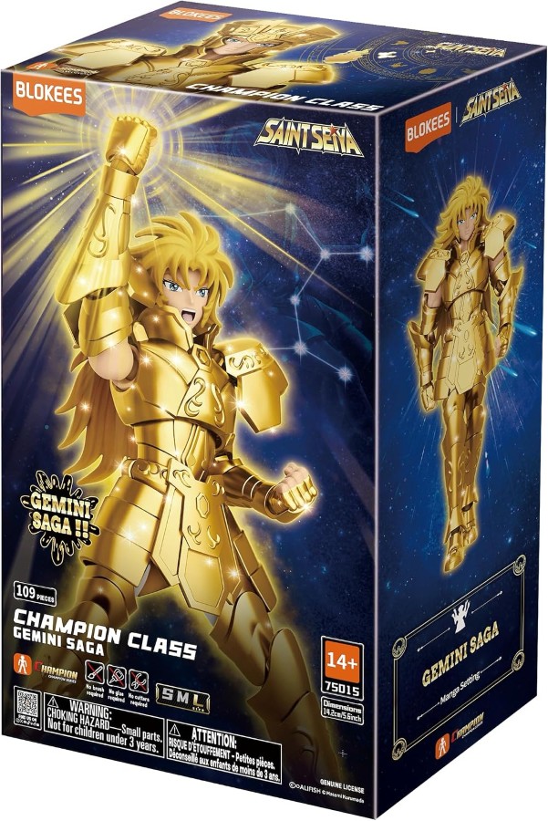 FIGURA BLOKEES SAINT SEIYA GEMINI BLK75015/TOYS