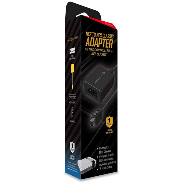 HYPERKIN/NES CLASSIC ADAPTER FOR NES CONTROLLER TO NES CLASSIC M07232