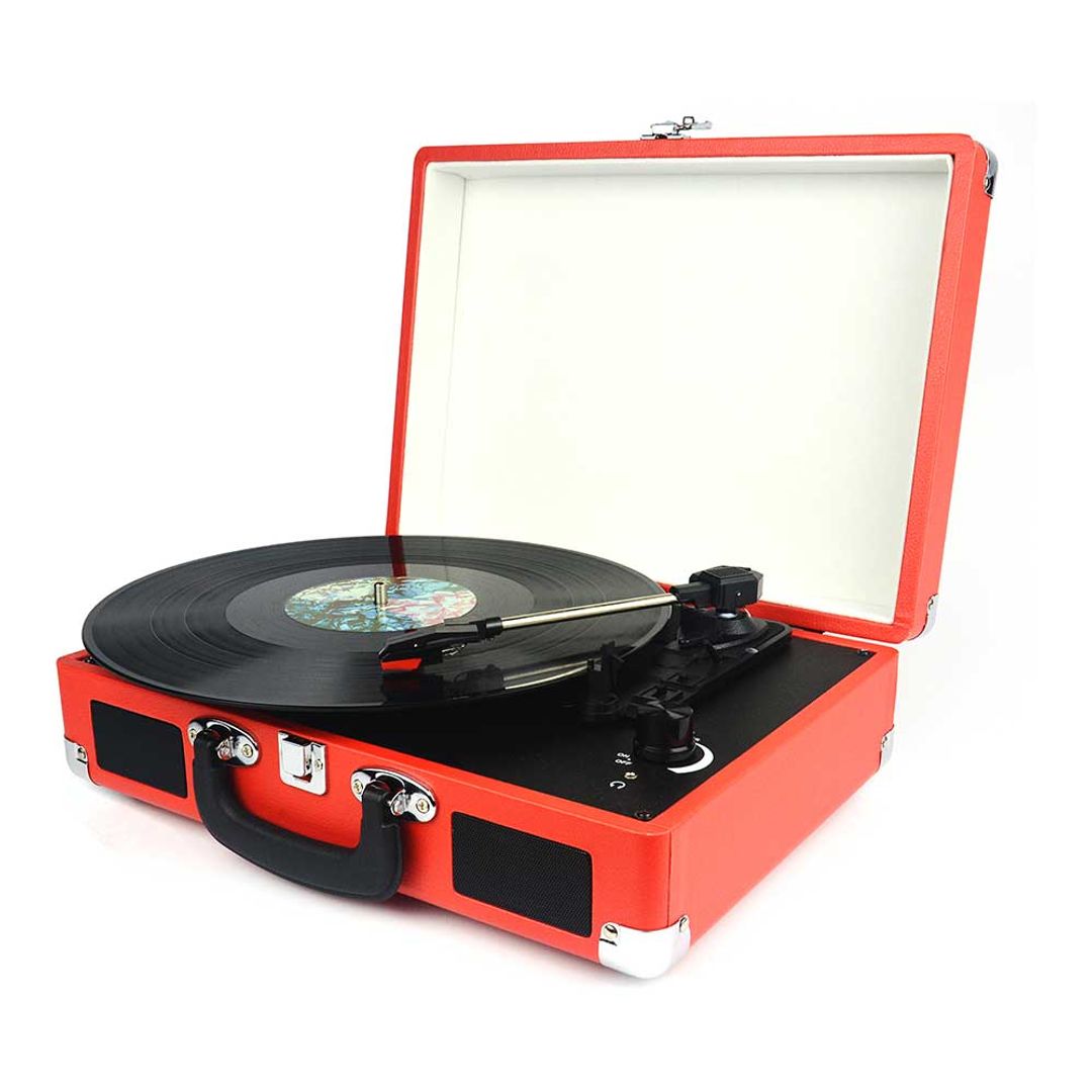 VICTROLA/TURNTABLE JOURNEY BLUETOOTH SUITCASE RED VSC-550BT-RED – foto 1
