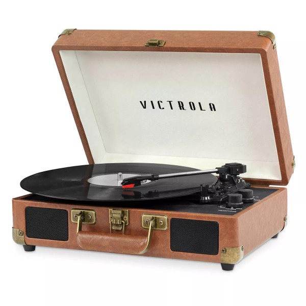 VICTROLA/TURNTABLE JOURNEY BLUETOOTH SUITCASE VSC-550BT-BRW-SDF BROWN – foto 1