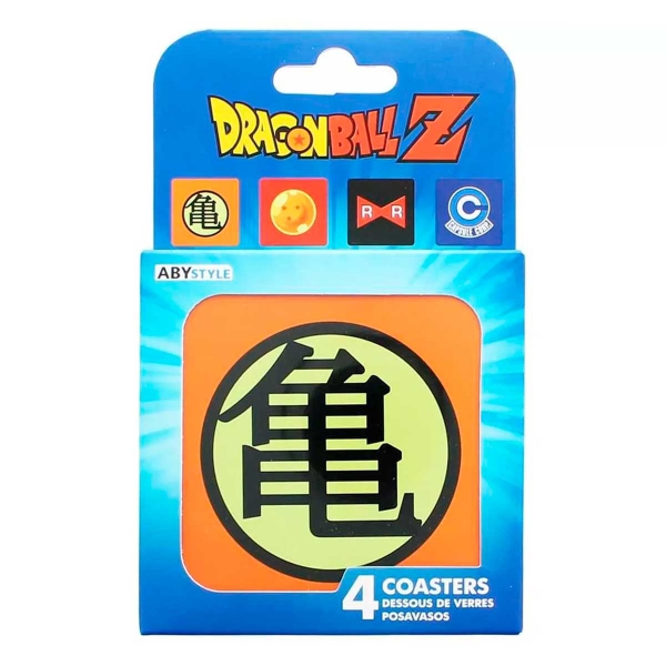 PORTAVASOS DRAGON BALL 4 PCS SET ABYCOS003_US