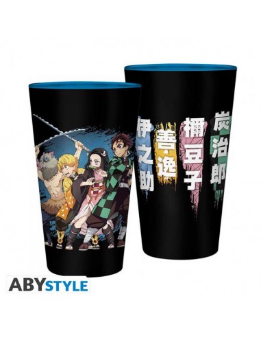 VASO DE VIDRIO DEMON SLAYER 14 OZ ABYVER174_US