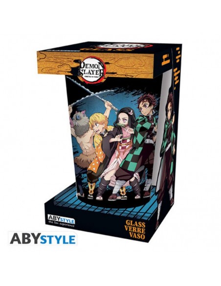 VASO DE VIDRIO DEMON SLAYER 14 OZ ABYVER174_US