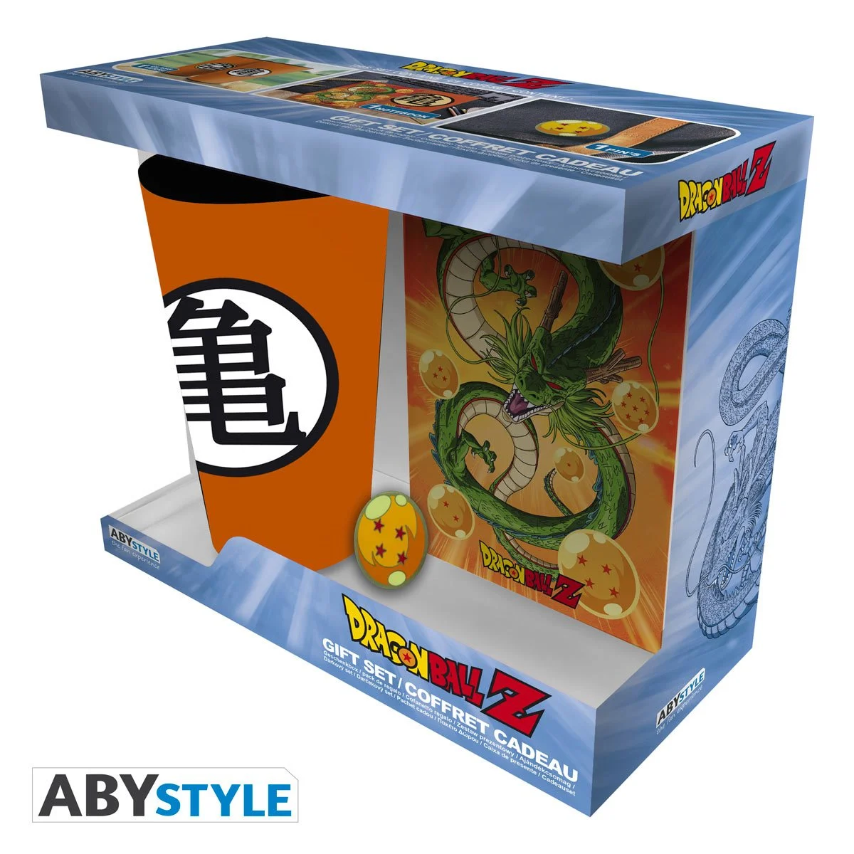 VASO DRAGON BALL Z GIFT SET GLASS-PIN-JOURNAL ABYPCK192_US – foto 1