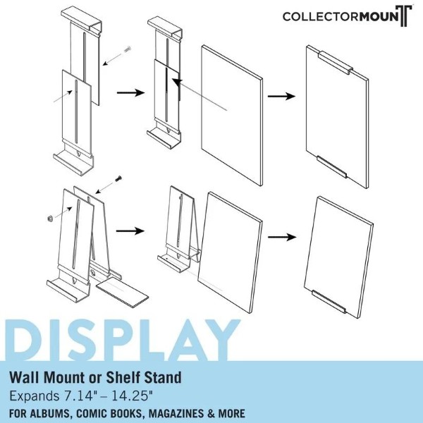 COLLECTORMOUNT VINYL LP DISPLAY 2PK CTRM24232 – foto 2