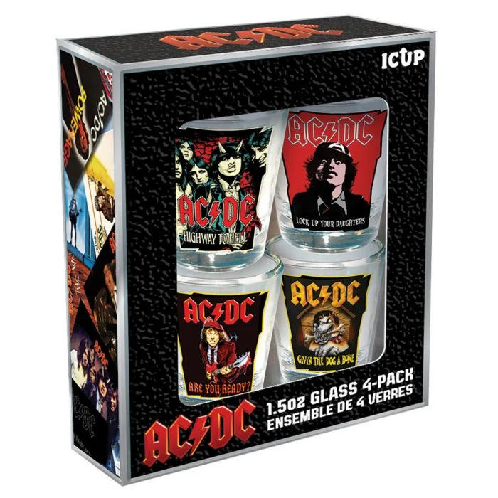 SHOT GLASS AC/DC 4PCS IC32007