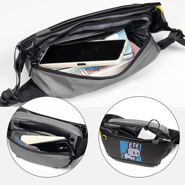 DIVOOM/BOLSO PIXOO-SLINGBAG BLACK 90100058180