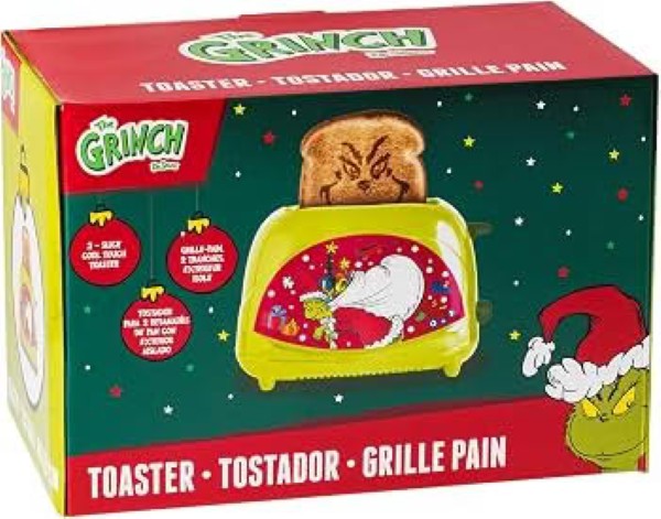 TOSTADORA DE PAN THE GRINCH 2 SLICES IN LINE TSTE-DSU-GR1 – foto 1