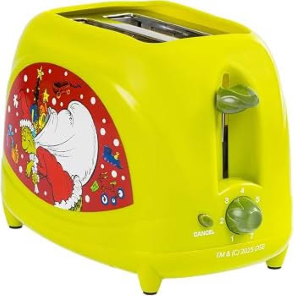 TOSTADORA DE PAN THE GRINCH 2 SLICES IN LINE TSTE-DSU-GR1 – foto 2