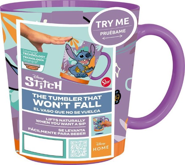 TAZA ANTIVUELCO STICH ALOHA 410ML 75067