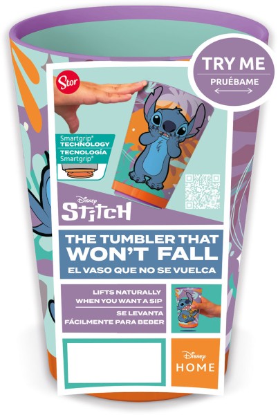 VASO ANTIVUELCO STICH ALOHA 470ML 75079
