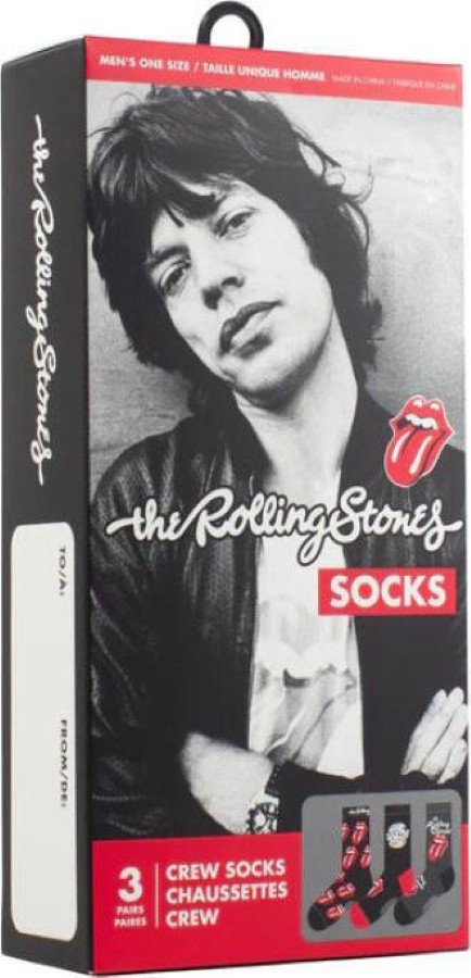 MEDIAS PERRIS ROLLING STONES ASSORTED STYLES 3PCS PEIC10123