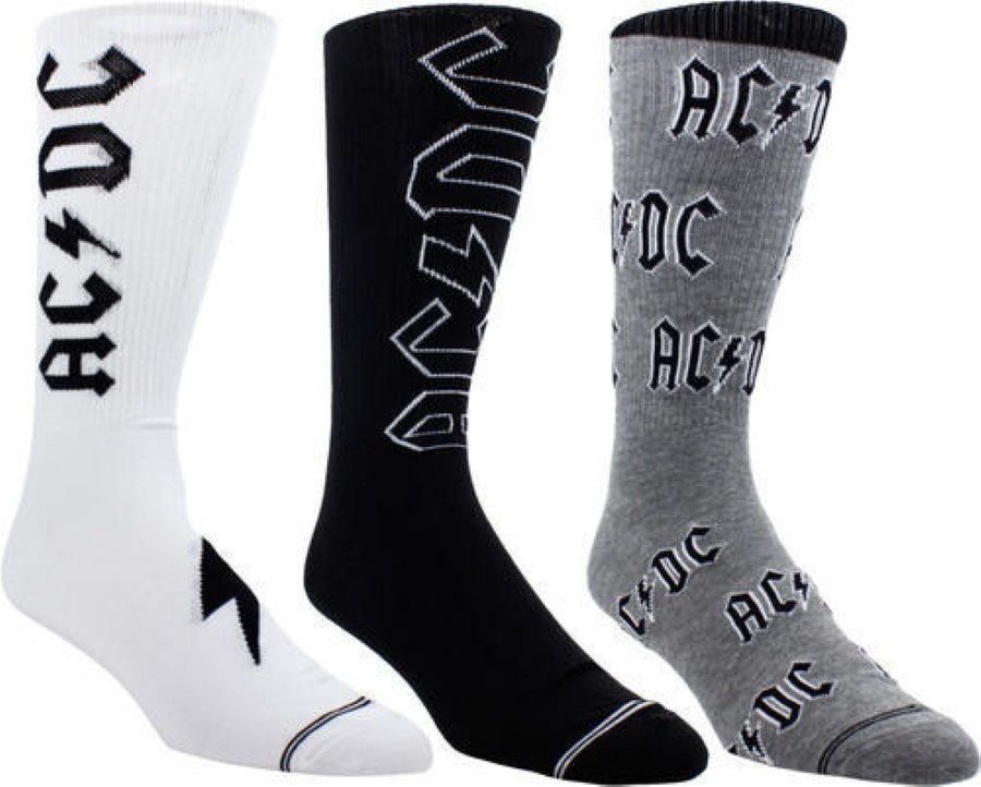 MEDIAS PERRIS AC/DC CREW SOCKS 3 PCS PEIC10154