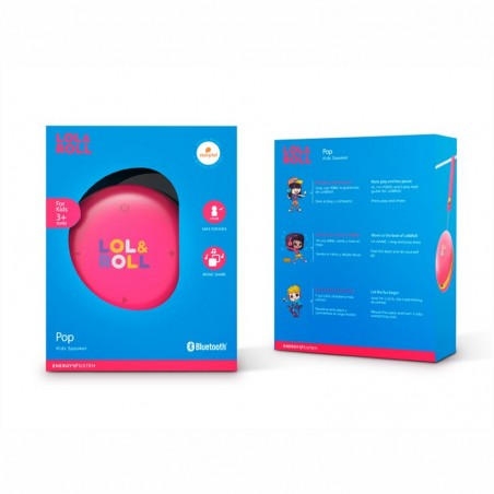 ENERGY SISTEM/PARLANTE BLUETOOTH LOL & ROLL POP KIDS PINK