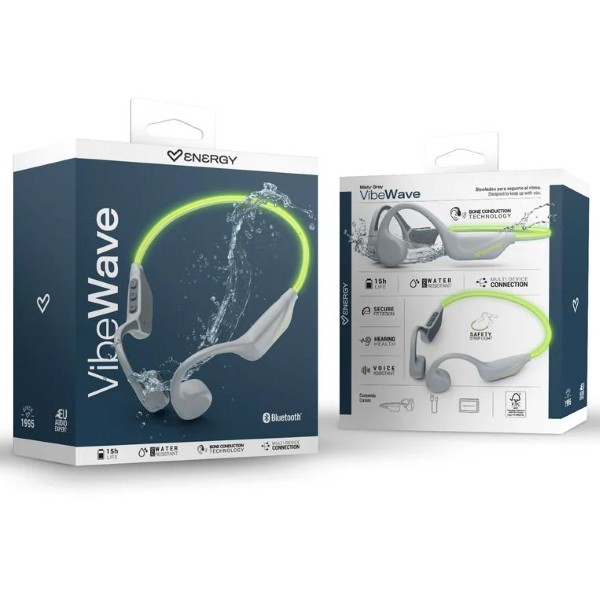 ENERGY SISTEM/AUDIFONO PASTILLA VIBEWAVE BLUETOOTH MISTY GREY – foto 1