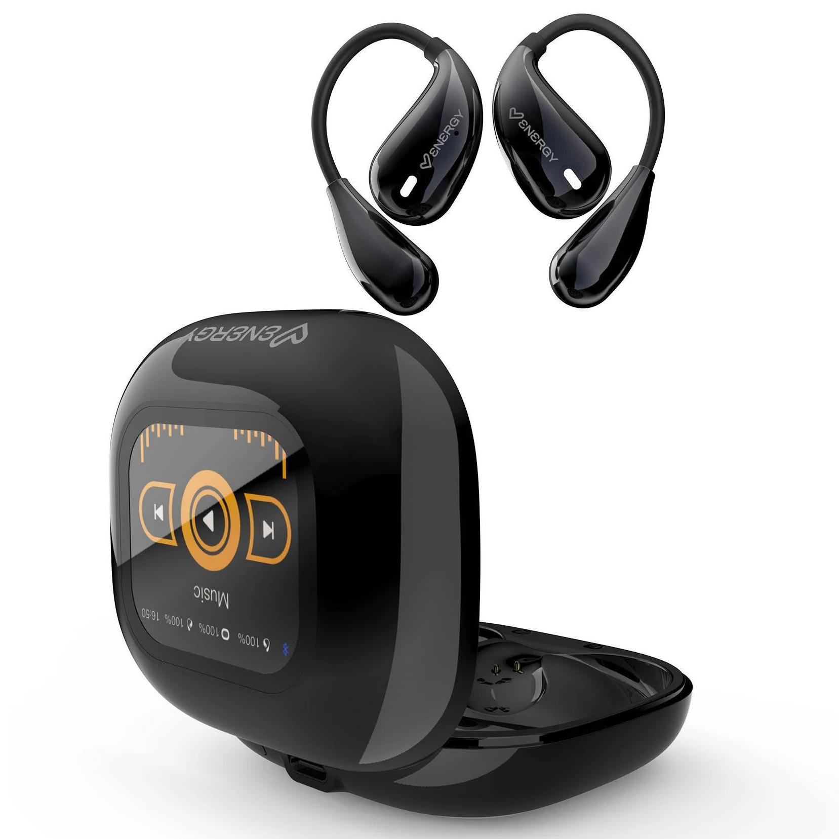ENERGY SISTEM/AUDIFONO EARPHONES OPEN VOICE BLUETOOTH BLACK – foto 4