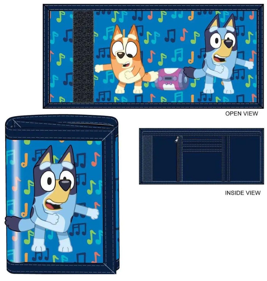 WALLET BLUEY AND BINGO TRIFOLD S24BY59352