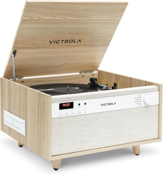 VICTROLA/TURNTABLE CENTURY BT 6 IN 1 (NATURAL WOOD) VTA820SBNAT – foto 1