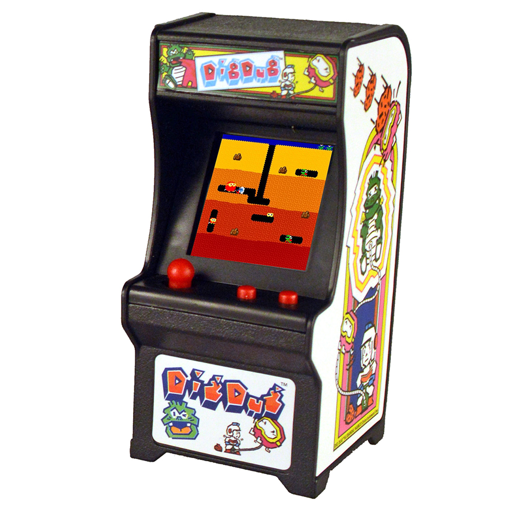 KEYCHAIN ARCADE TINY DIG DUG 7495