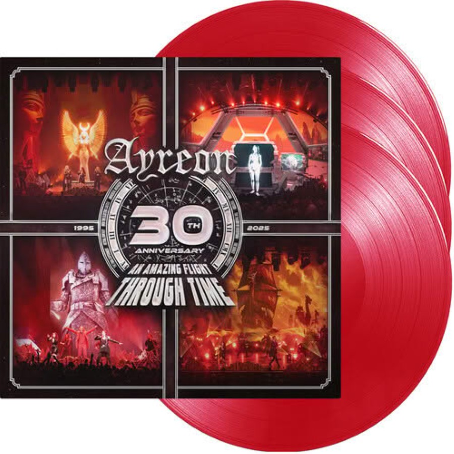 AYREON/AN AMAZING FLIGHT THROUGH TIME 30TH ANNIVERSARY COLORED RED 3LP (VINYL)