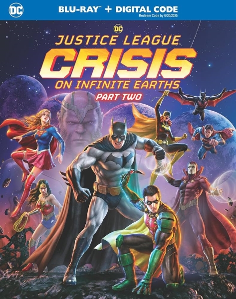 JUSTICE LEAGUE CRISIS ON INFINITE EARTHS PART 2 BLU-RAY + DIGITAL CODE/DVD