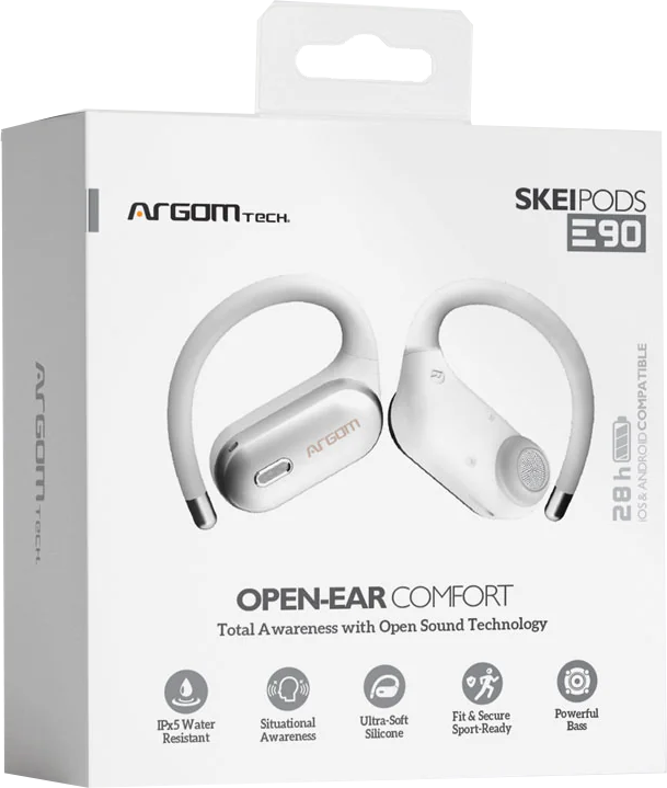 ARGOM/AUDIFONO OPEN-EAR COMFORT SKEIPODS E90 WHITE 9044