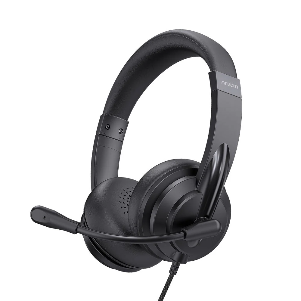 ARGOM/AUDIFONO DIADEMA WORKPRO CONNECTIVITY TYPE-C USB-A BLACK